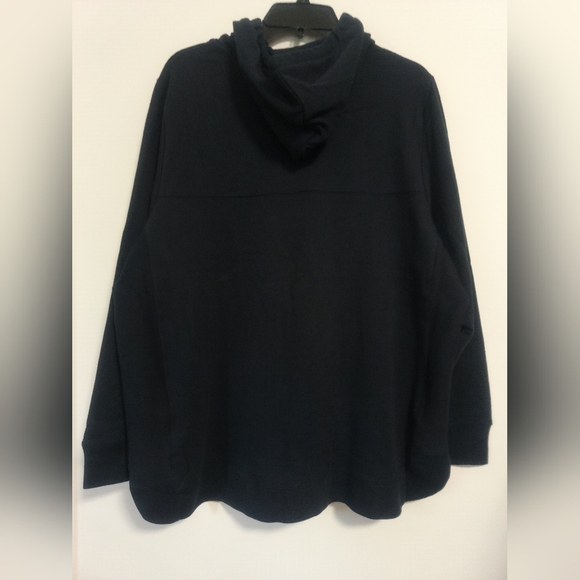 Avenue Tops - New Navy Blue Women Hoodie / Size 2X